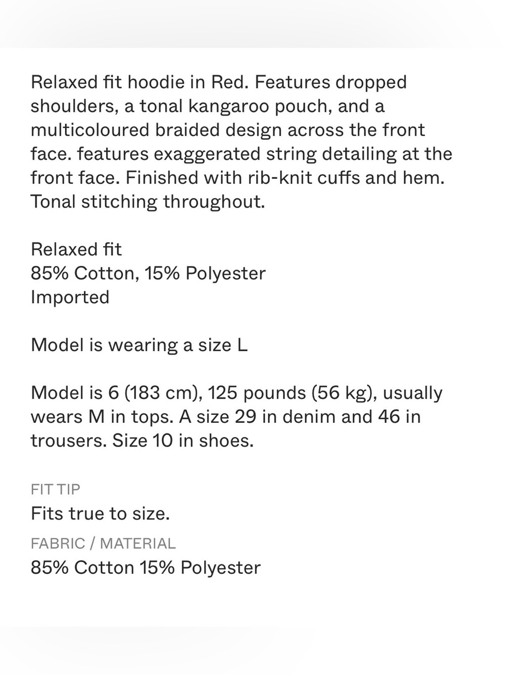 NWT RICHGAINER Patchwork Hoodie - Picture 14 of 16